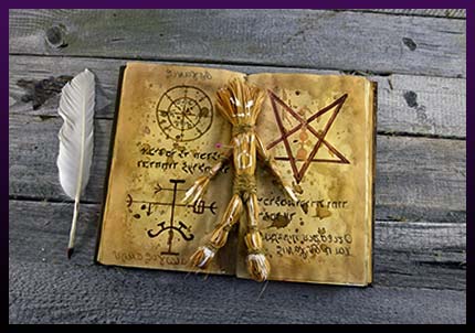 Black Magic protection spell book