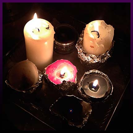 Simple white magic love spells candles