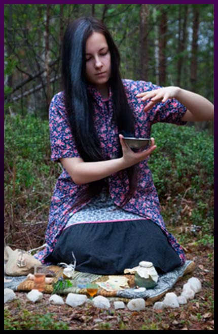 Pagan magic ritual