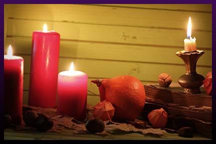 Love candle spell - fire interpretation