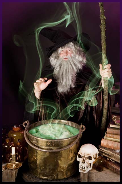 Powerful white magic spellcaster