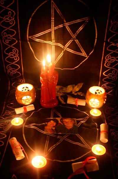 Black magic ritual