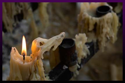 White magic candle spell