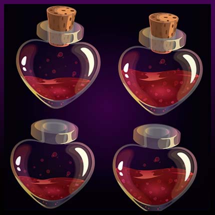 Menstrual blood love spell potion