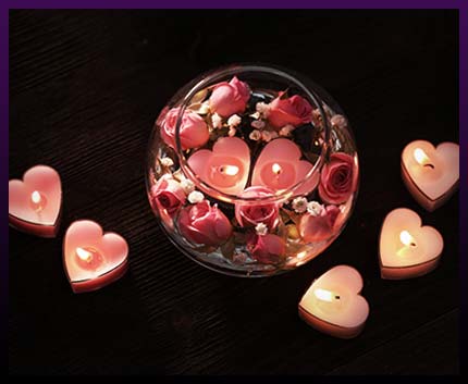 Love spells witchcraft wih candles