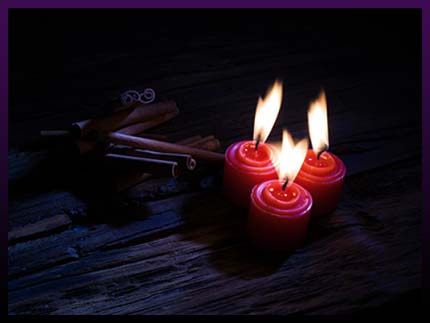 Spiritual love spells candles