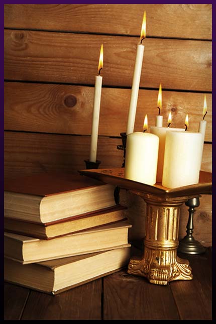 Powerful love spell with white candle