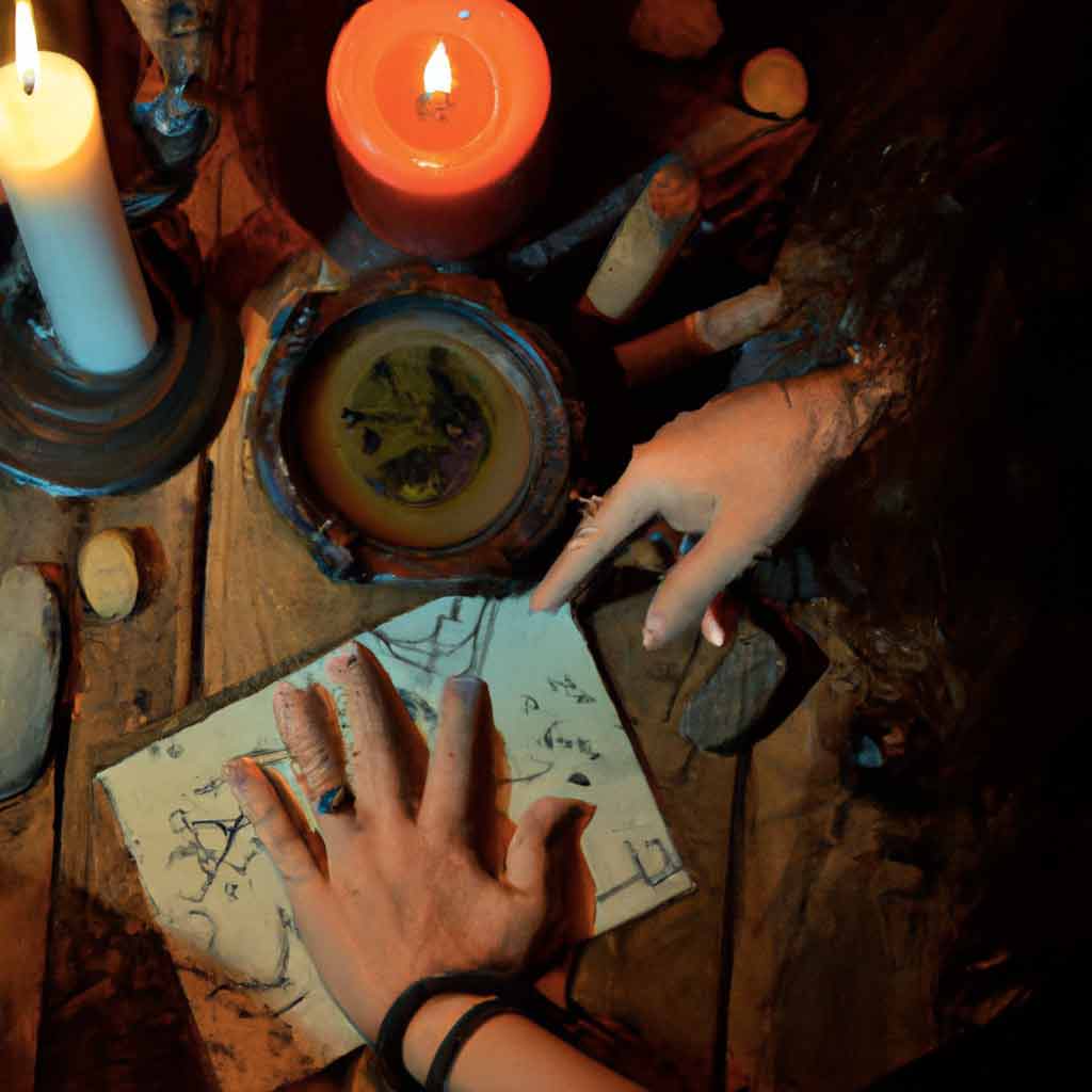 casting love spell