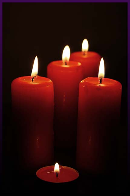 Magic candle spell for love